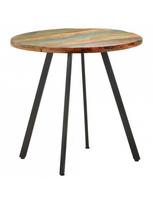 pigu lt valgomojo stalai - Valgomojo stalas VLX Solid Reclaimed Wood 320484, rudas/juodas, 800 mm x 800 mm x 750 mm - 5 nuotrauka