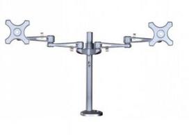 NEWSTAR FLAT SCREEN DESK MOUNT (GROMMET) 10-27" SILVER