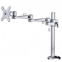 NEWSTAR FLAT SCREEN DESK MOUNT (GROMMET) 10-30" SILVER