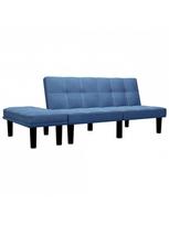 Sofa VLX 2-Seated 288707, mėlyna, 76 x 130 x 82.5 cm