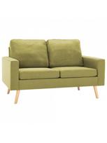 zalia sofa dviviete - Sofa VLX 2-Seater 288708, žalia, 76 x 130 x 82.5 cm - 2 nuotrauka
