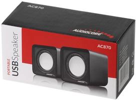 koloneles 2.0 - AudioCore AC870 Black (Juodos) - 7 nuotrauka