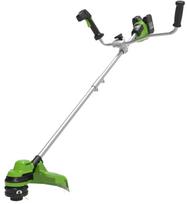  Greenworks GD24X2BCB; 2x24 V (be akumuliatoriaus ir pakrovėjo)