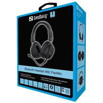 usb c laidines ausines - Sandberg ANC FlexMic, juoda - 6 nuotrauka