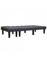 dviviete sofa - Sofa VLX 2-Seater Fabric 284748, tamsiai pilka, 133 x 73 x 71 cm - 2 nuotrauka