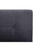 dviviete sofa - Sofa VLX 2-Seater Fabric 284748, tamsiai pilka, 133 x 73 x 71 cm - 9 nuotrauka