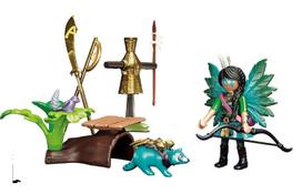 meskenas - Playmobil Ayuma Knight Fairy With Raccoon - 3 nuotrauka