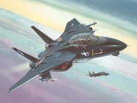 f 14a tomcat - Revell Model Set F 14A Black Tomcat 1:144 64029R - 4 nuotrauka