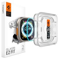 spigen glas.tr ez fit 2 pack - Apple Watch Ultra ekrano apsauginis stiklas Spigen SLAS.TR "EZ FIT" (2 vnt) - 1 nuotrauka