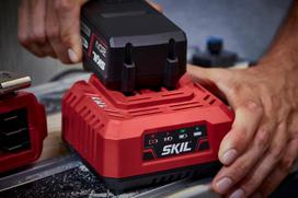 akumuliatorius 20 v li ion - Skil 3131AA, 18 V, li-ion, 4000 mAh - 3 nuotrauka