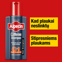alpecin sampunas - Alpecin Caffeine Energizer Shampoo C1 šampūnas plaukams su kofeinu 250 ml - 2 nuotrauka