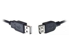 usb extension cable - Gembird Cable USB / USB 0.75m Black - 1 nuotrauka