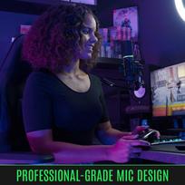 podcast mikrofonas - Streamplify Mic RGB, juoda - 11 nuotrauka