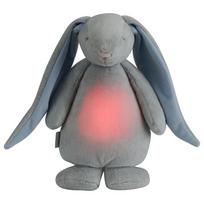 migdukas moonie bunny - Migdukas su naktine lempa ir rožiniu triukšmu Moonie zuikis, sidabrinis su rausvomis ausimis - 3 nuotrauka