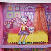 leles enchantimals - Enchantimals City Tails Townhouse & Cafe Playset HHC18 - 3 nuotrauka