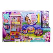 leles enchantimals - Enchantimals City Tails Townhouse & Cafe Playset HHC18 - 5 nuotrauka