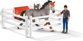 schleich horse - SCHLEICH HORSE CLUB Mijos šuoliavimo rinkinys - 11 nuotrauka