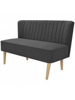 Sofa VLX Fabric 244071, tamsiai pilka, 117 x 55.5 x 77 cm