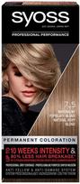 Syoss Permanent Coloration ilgalaikiai plaukų dažai 7-5 Natural Ashy Blond