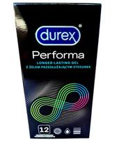 prezervatyvai durex 12 vnt - Durex prezervatyvai Performa​​​​​​​, 12 vnt. - 1 nuotrauka