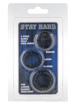 Penio žiedai "Get Hard" 3 vnt. You2Toys