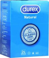 prezervatyvai durex natural - Durex Natural 24 vnt - 2 nuotrauka