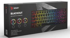 usb klaviatura - SAVIO BLACKOUT BLUE - 3 nuotrauka