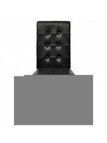valgomojo kedes - Valgomojo kėdė VLX Faux Leather 60623, juoda/tamsiai ruda, 2 vnt. - 4 nuotrauka