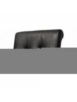 valgomojo kedes - Valgomojo kėdė VLX Faux Leather 60623, juoda/tamsiai ruda, 2 vnt. - 6 nuotrauka