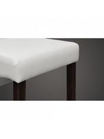 baltos kedes valgomojo - Valgomojo kėdė VLX Dining Chairs 60624, balta, 2 vnt. - 7 nuotrauka