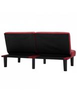 raudona sofa - Sofa VLX 2-Seater Fabric 284756, raudona, 133 x 73 x 71 cm - 6 nuotrauka