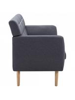 triviete sof - Sofa VLX 3-Seater Fabric 247125, tamsiai pilka, 70 x 172 x 82 cm - 4 nuotrauka