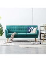 Sofa VLX 3-Seater 247128, žalia, 70 x 172 x 82 cm