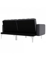 kanapa sofa - Sofa-lova VLX Fabric 247214, tamsiai pilka, 175.5 x 84 x 79.5 cm - 4 nuotrauka