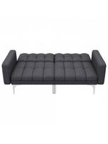 kanapa sofa - Sofa-lova VLX Fabric 247214, tamsiai pilka, 175.5 x 84 x 79.5 cm - 5 nuotrauka
