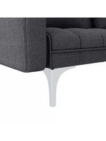 kanapa sofa - Sofa-lova VLX Fabric 247214, tamsiai pilka, 175.5 x 84 x 79.5 cm - 6 nuotrauka