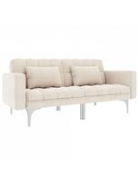 pigu lt sofos lovos - Sofa-lova VLX Universal 247216, kreminė, 175.5 x 84 x 79.5 cm - 1 nuotrauka