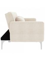 pigu lt sofos lovos - Sofa-lova VLX Universal 247216, kreminė, 175.5 x 84 x 79.5 cm - 3 nuotrauka