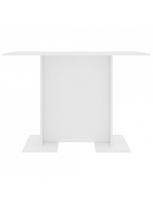 stalas 60 cm valgomojo - Valgomojo stalas VLX Chipboard 800243, baltas, 1100 mm x 600 mm x 750 mm - 4 nuotrauka