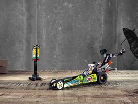 lego automobilis - LEGO Technic Traukos lenktynių automobilis 42103  - 3 nuotrauka