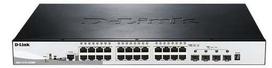 4 port gigabit ethernet switch - D-Link DGS-1510-28XMP - 1 nuotrauka