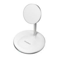 magnetinis usb - CHOETECH, 2in1, 15W, baltas - 2 nuotrauka