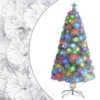 dirbtine eglute su led - Dirbtinė Kalėdų eglutė su LED, 64 cm, balta - 2 nuotrauka