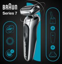 braun barzdaskute series 7 - Braun 71-S7200cc Silver - 3 nuotrauka