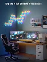 led govee - Govee H6066 Glide Hexa Pro Panele LED RGBIC - 4 nuotrauka