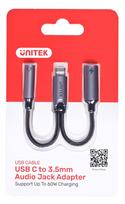 adapteris usb c 3 5mm - UNITEK M205A - 4 nuotrauka