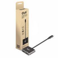 usb c displayport - Club 3D USB-C - DisplayPort/HDMI 4K@60Hz CSV-1552, juoda - 3 nuotrauka