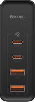 ikroviklis 100w -  Baseus GaN CCGAN2P-L01 2 x USB / 2 x USB-C / 100W / 5A, juodas - 2 nuotrauka