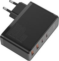 ikroviklis 100w -  Baseus GaN CCGAN2P-L01 2 x USB / 2 x USB-C / 100W / 5A, juodas - 3 nuotrauka