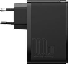 ikroviklis 100w -  Baseus GaN CCGAN2P-L01 2 x USB / 2 x USB-C / 100W / 5A, juodas - 4 nuotrauka